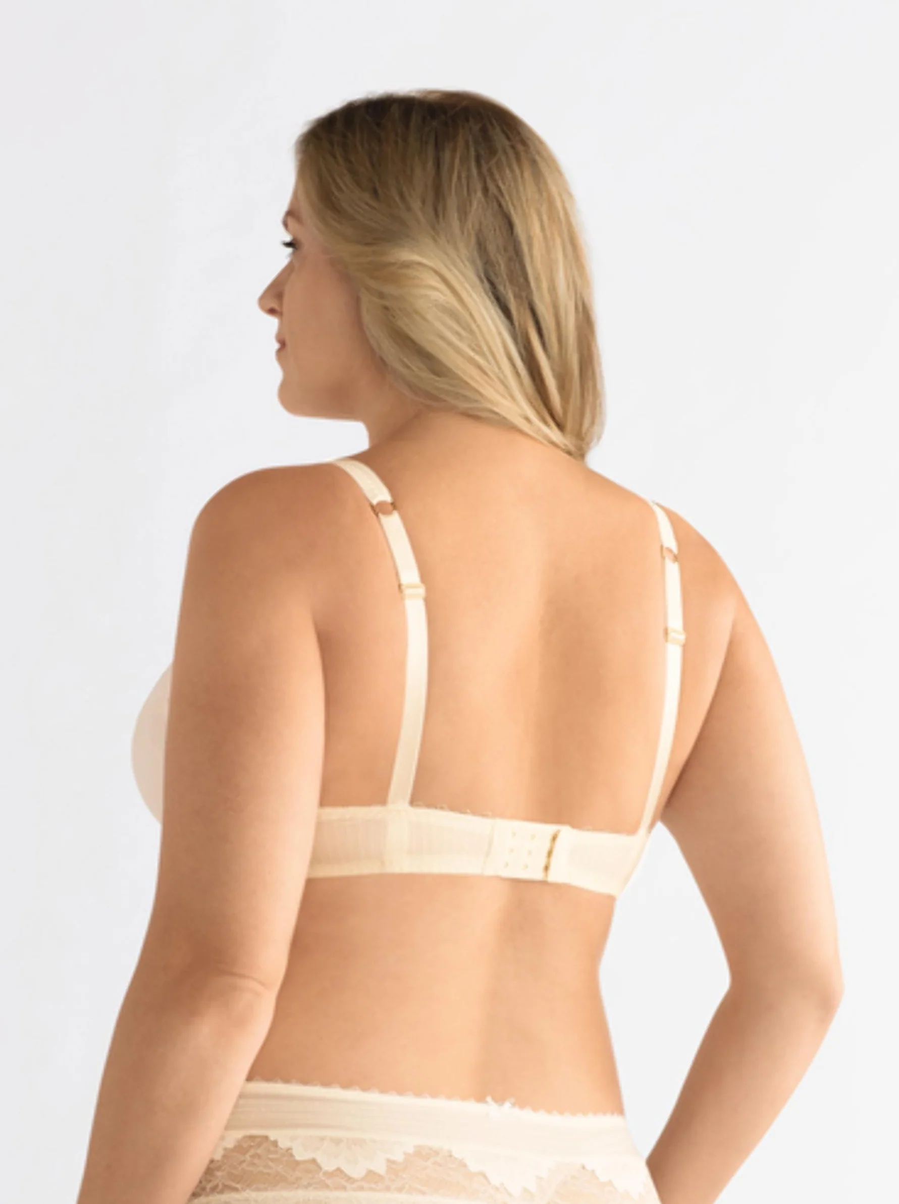 Amoena Aurelie Wire Free Mastectomy Bra - Off White - Image 3