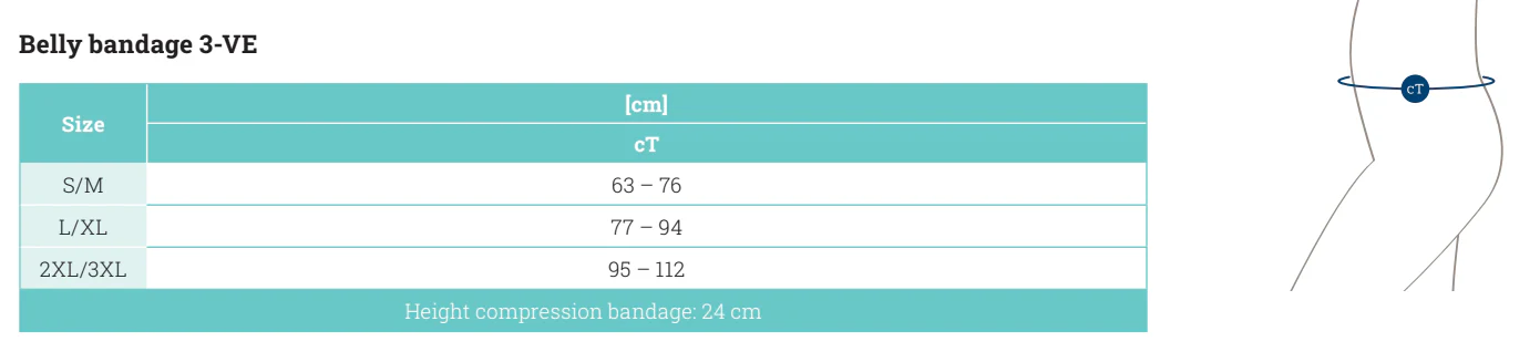 Amoena Belly Compression Bandage - Nude - Image 4