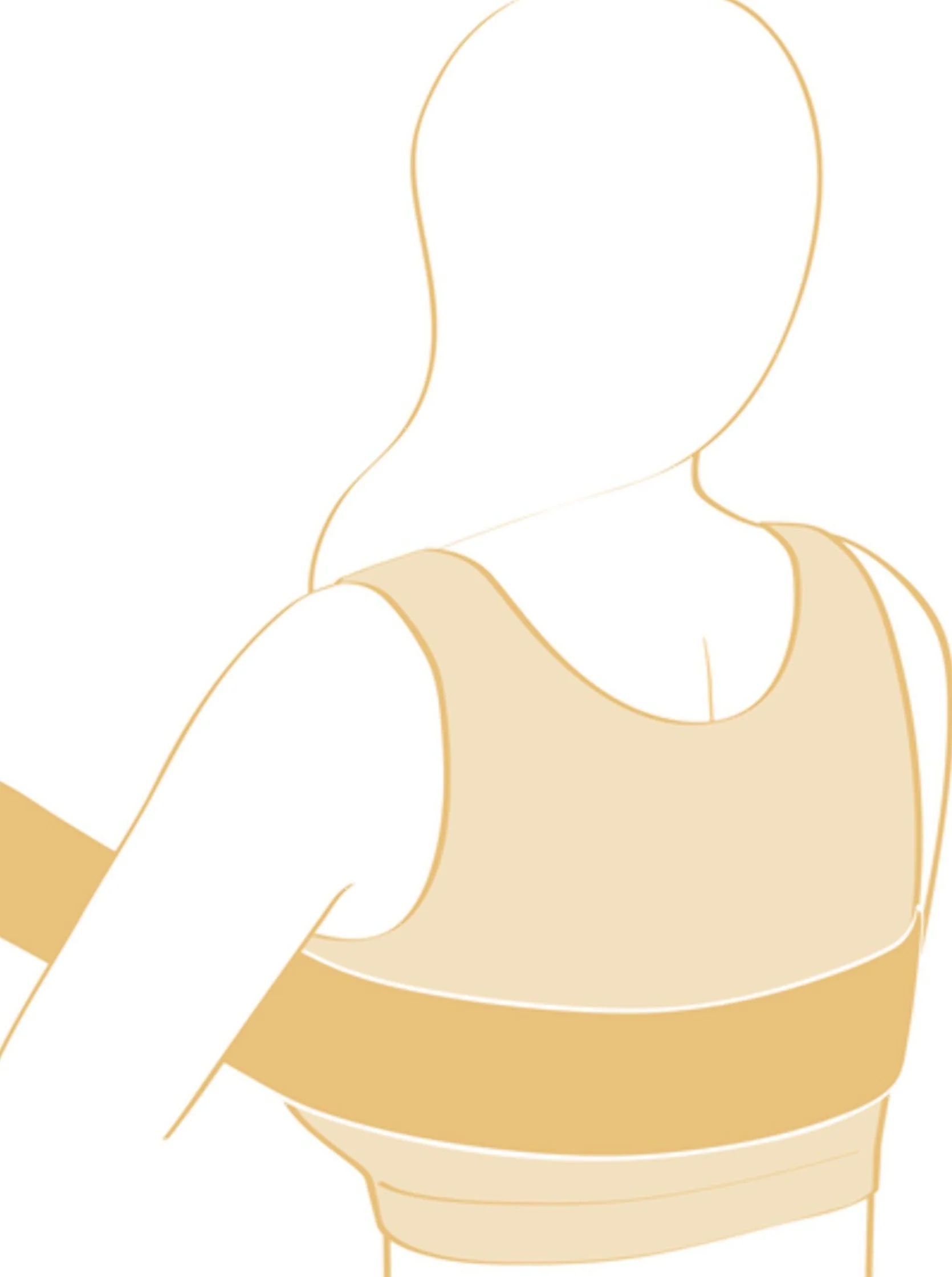 Amoena Compression Belt - Black - Image 4