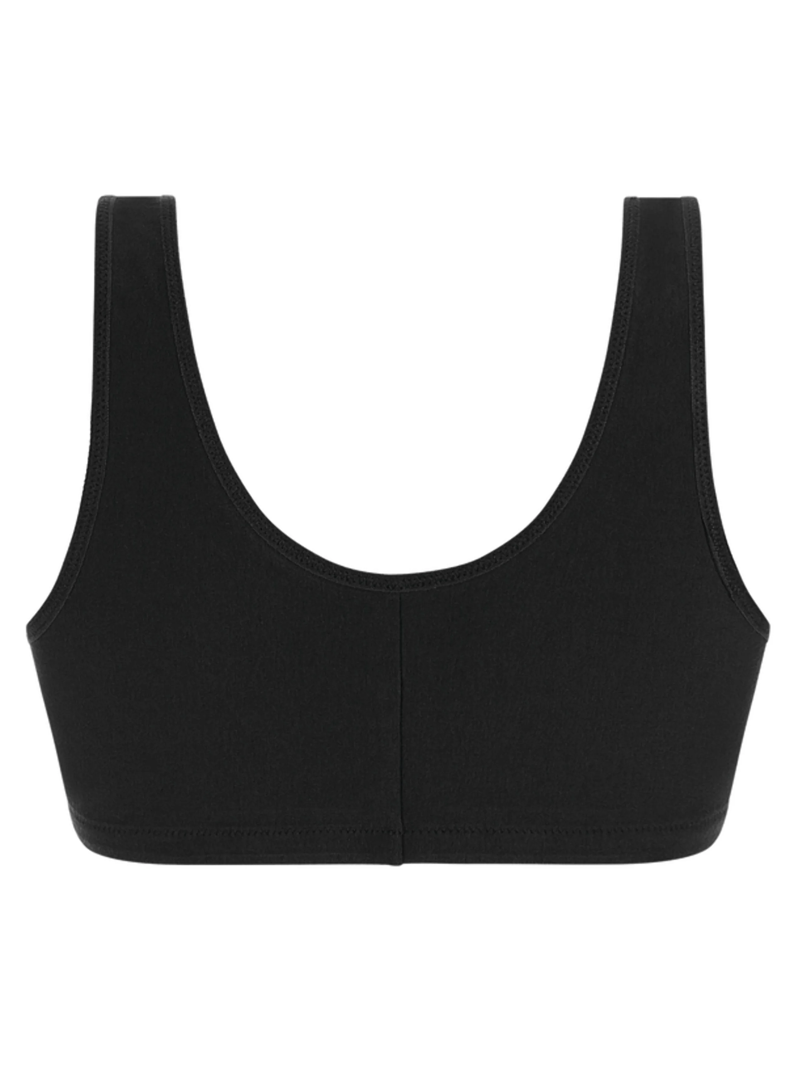 Amoena Frances Wire Free Mastectomy Bra - Black - Image 4