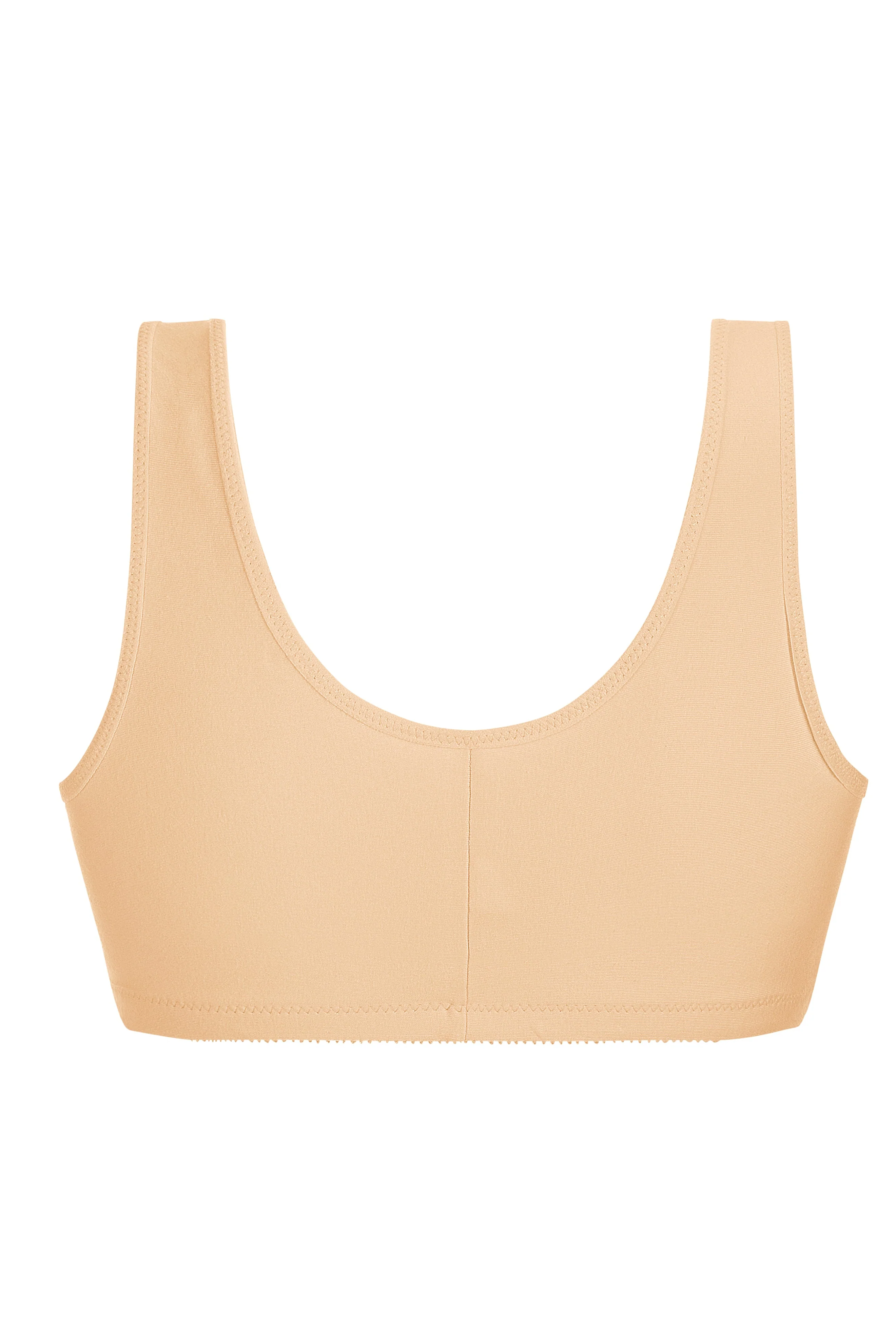 Amoena Frances Wire Free Mastectomy Bra - Sand - Image 4