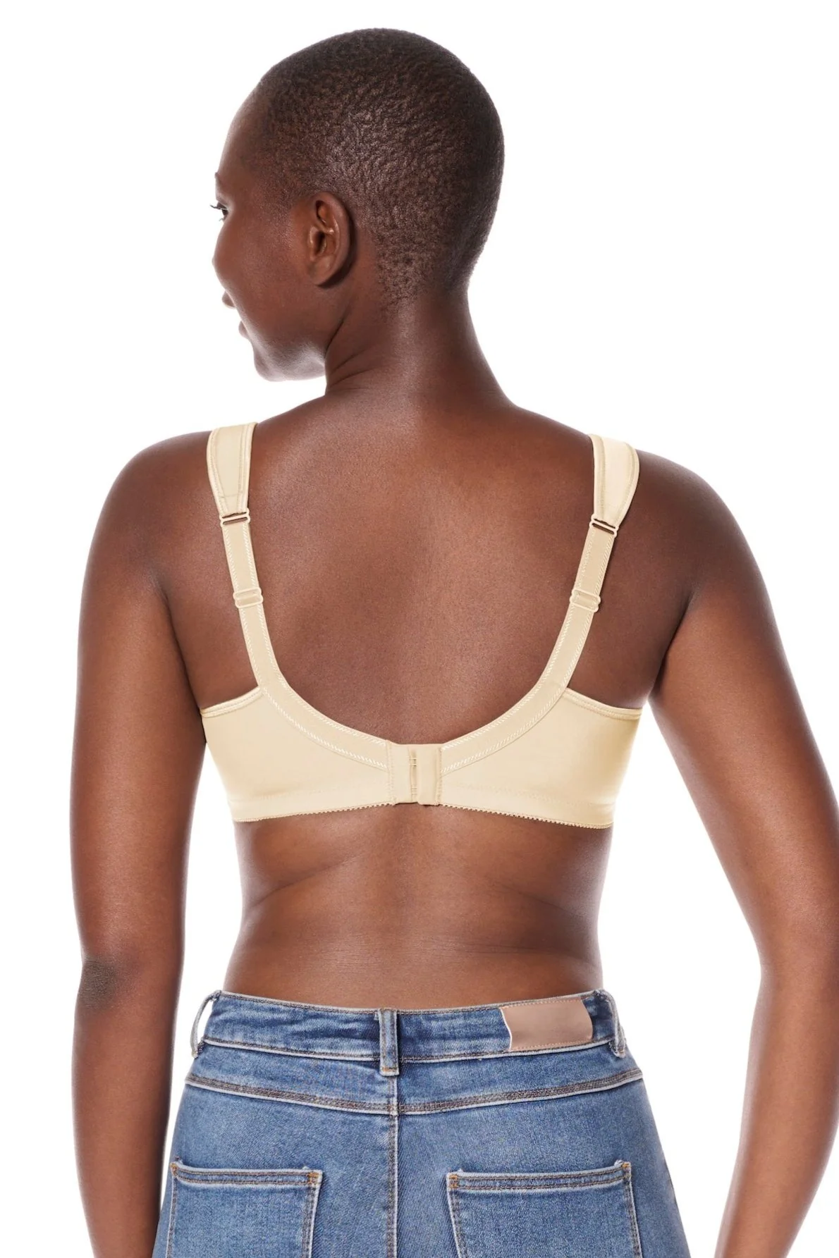Amoena Isadora Wire Free Mastectomy Bra - Sand - Image 3