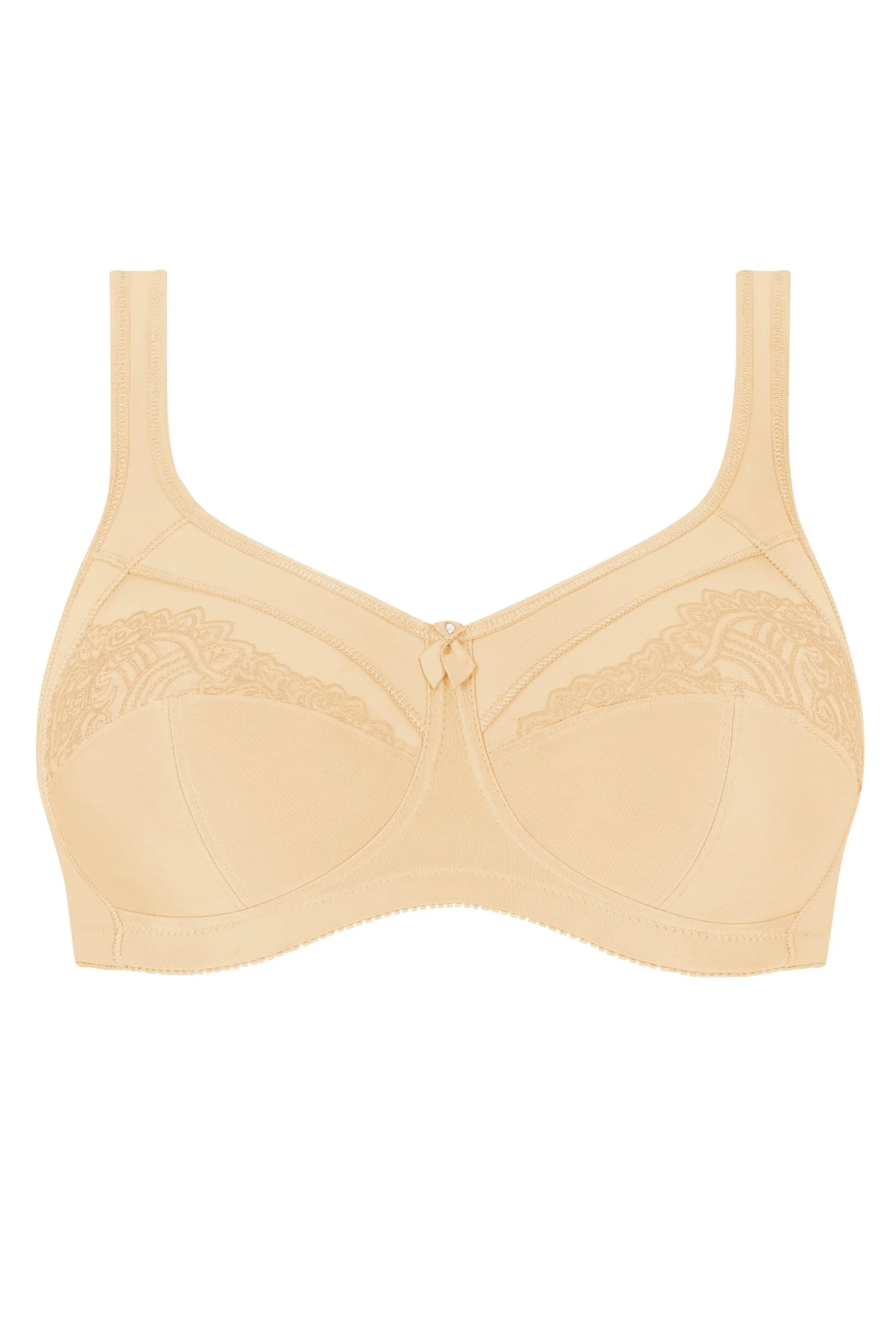 Amoena Isadora Wire Free Mastectomy Bra - Sand - Image 4