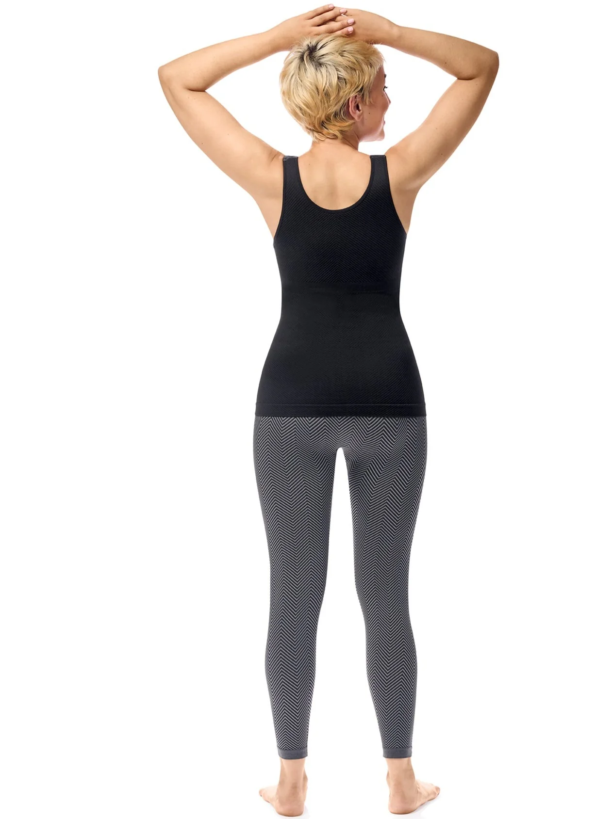 Amoena Liane Lymphoedema Mastectomy Top - Black - Image 3