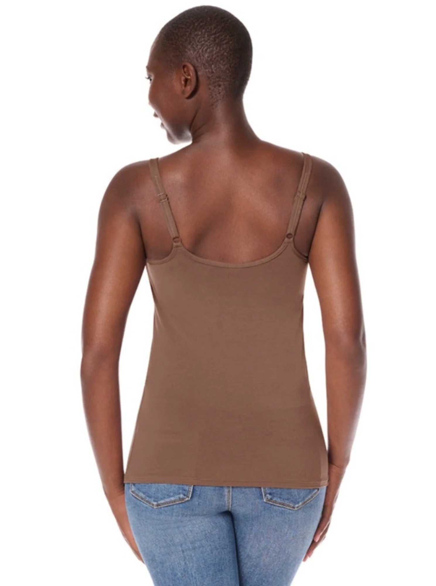 Amoena Valletta Mastectomy Top - Mocha - Image 3