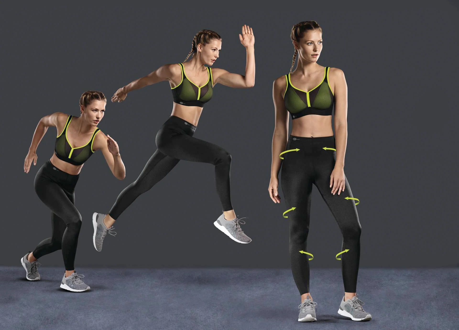 Anita Sports Tights Massage - Long Length Black - Image 3