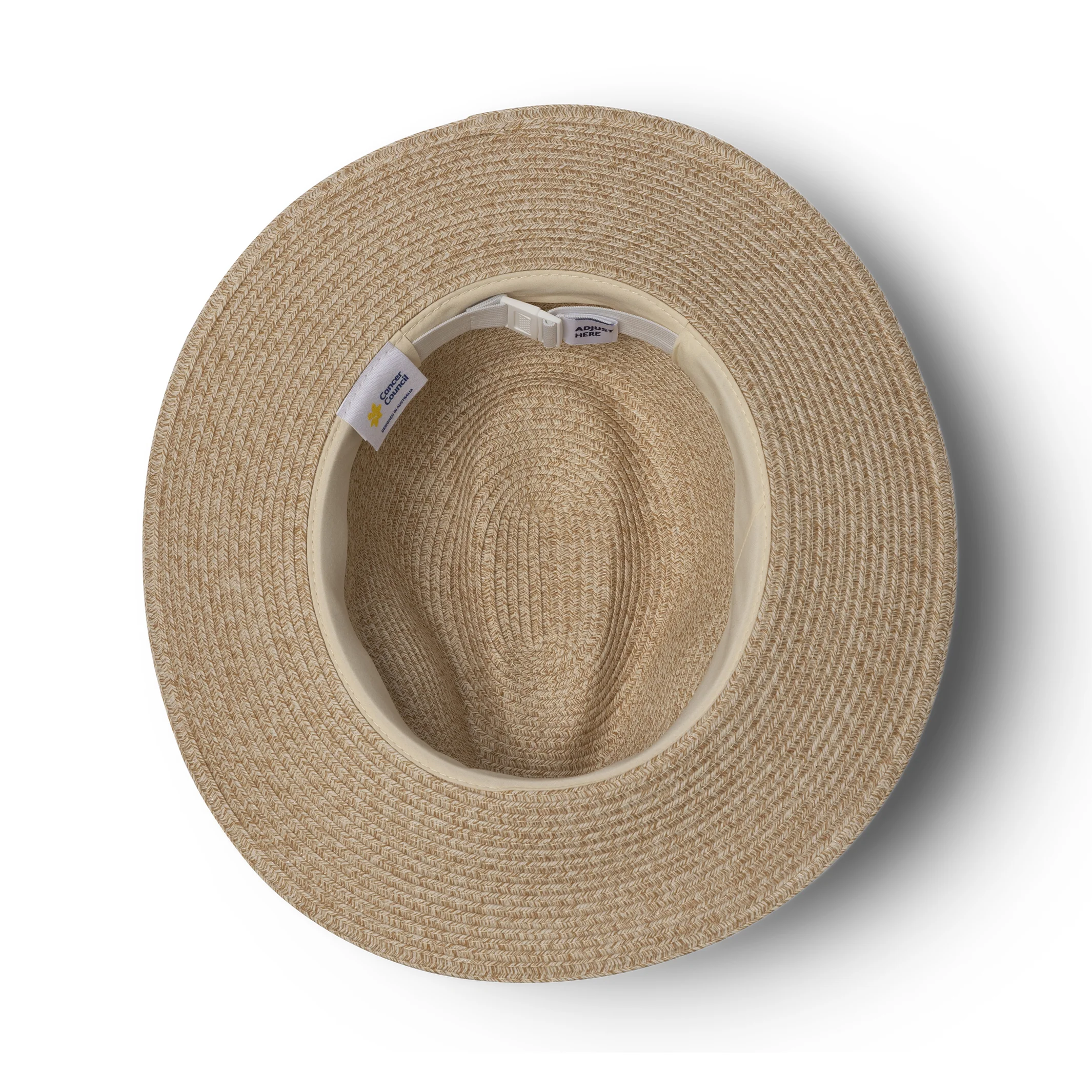 Cancer Council Cafe Flexibraid Fedora Unisex - Natural - Image 4