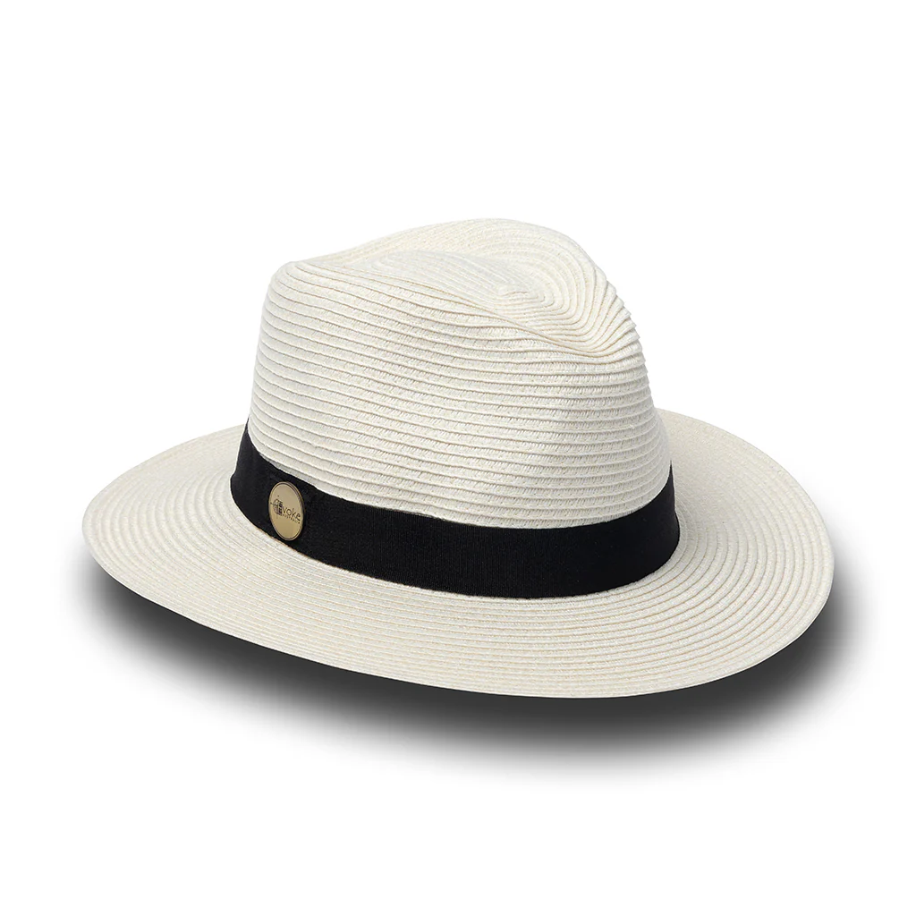 Evoke Phoenix Unisex Golf Panamate - Ivory - Image 3