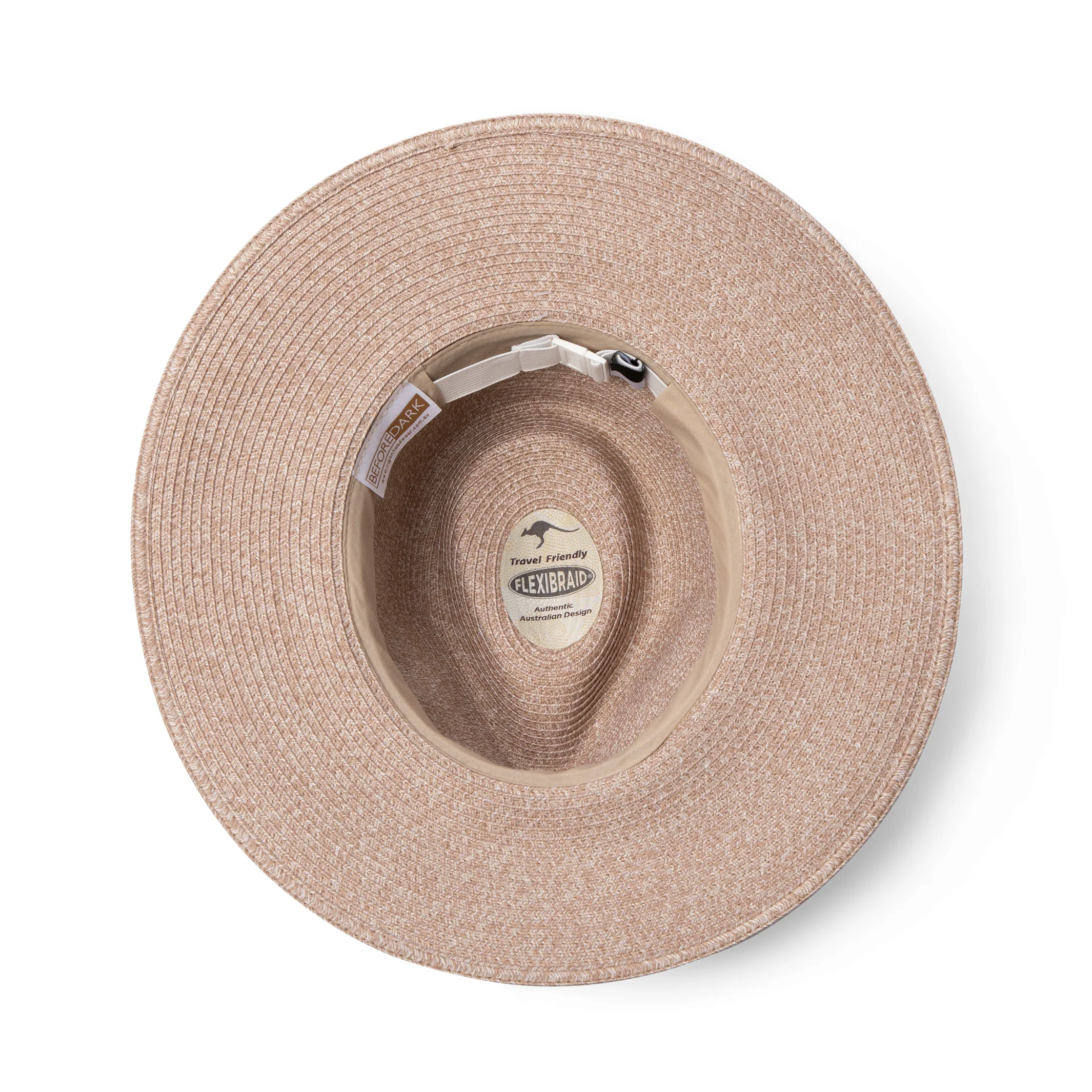 Rigon Fiona Wide Brim Fedora - Sandstone - Image 6