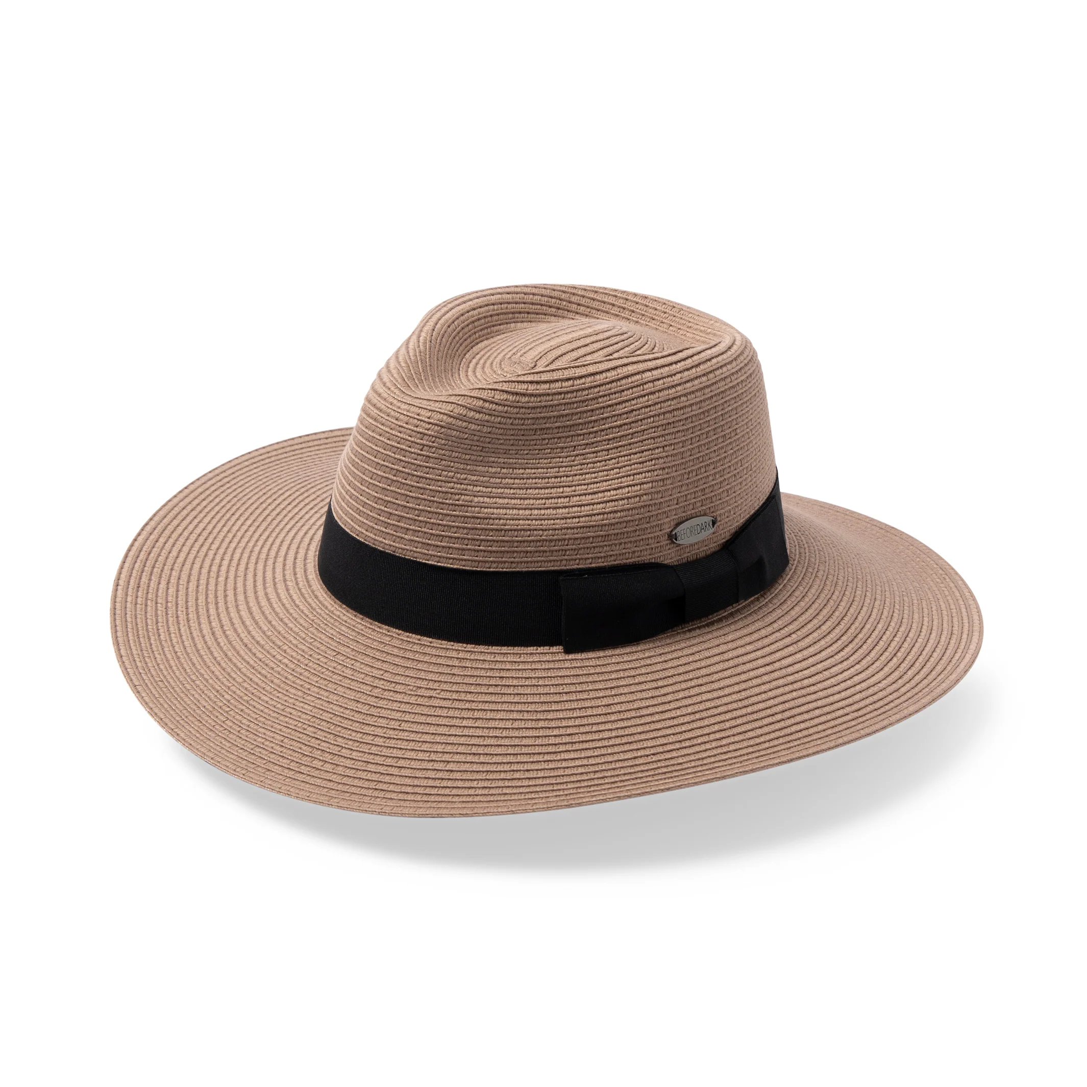 Rigon Fiona Wide Brim Fedora - Taupe - Image 3