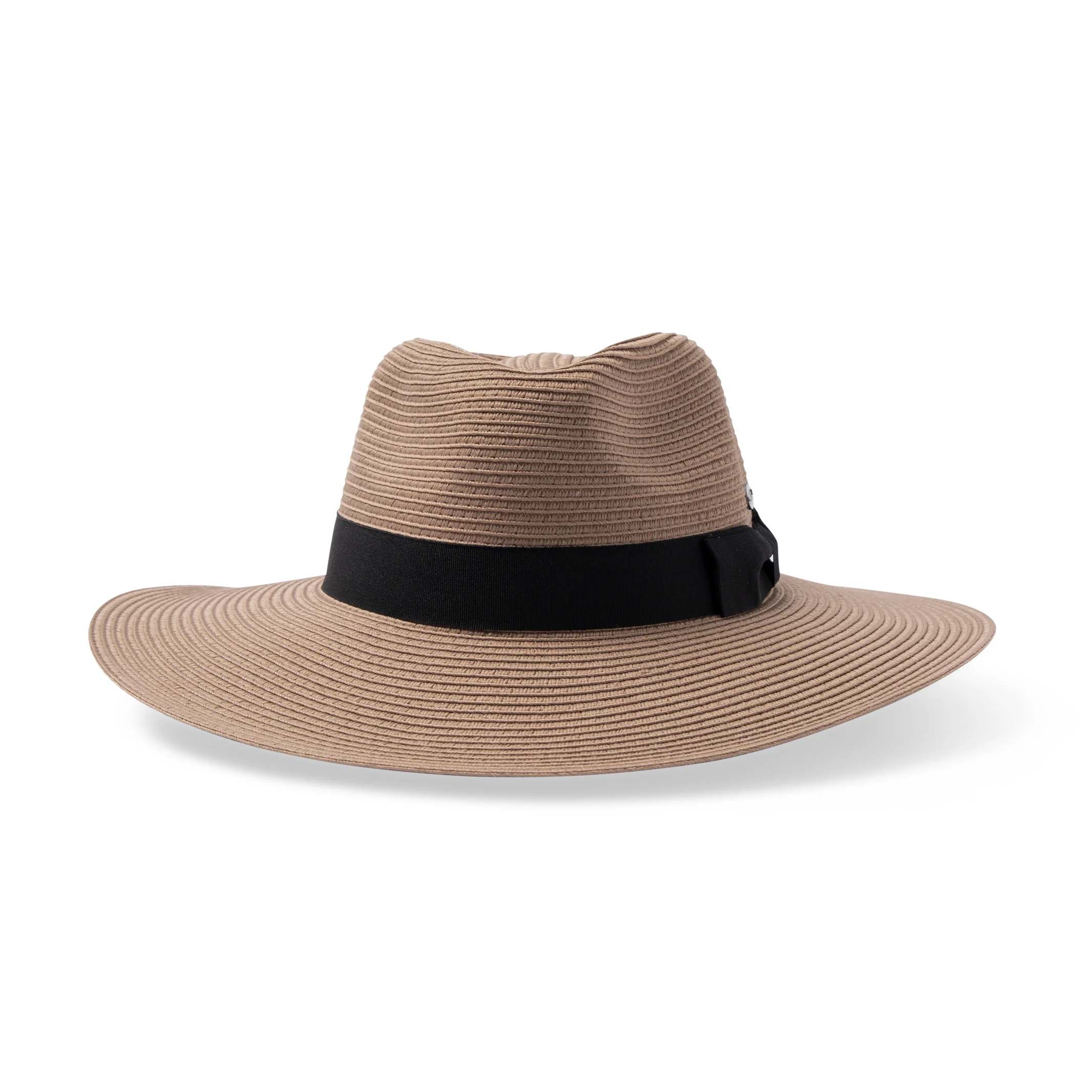 Rigon Fiona Wide Brim Fedora - Taupe - Image 4