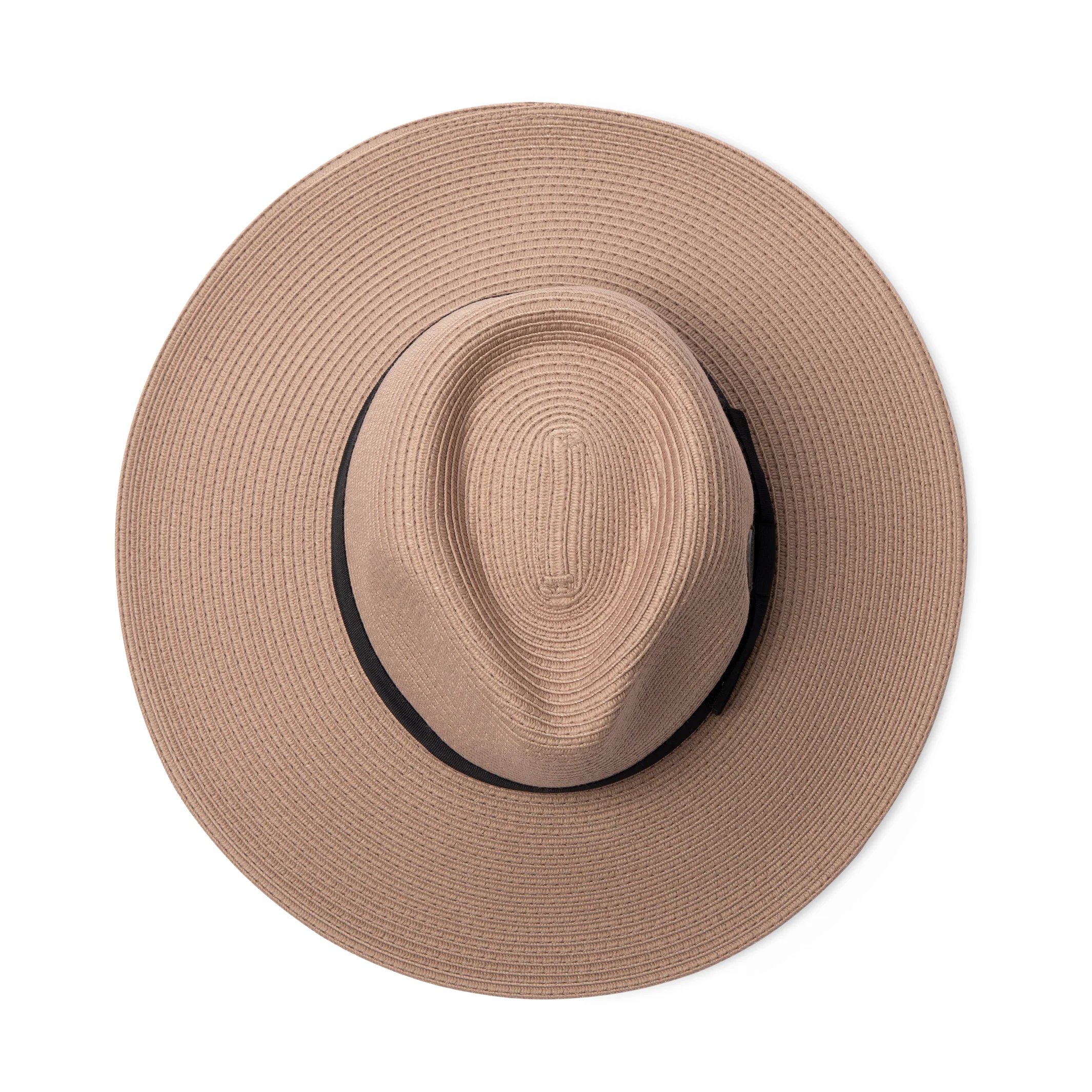 Rigon Fiona Wide Brim Fedora - Taupe - Image 5