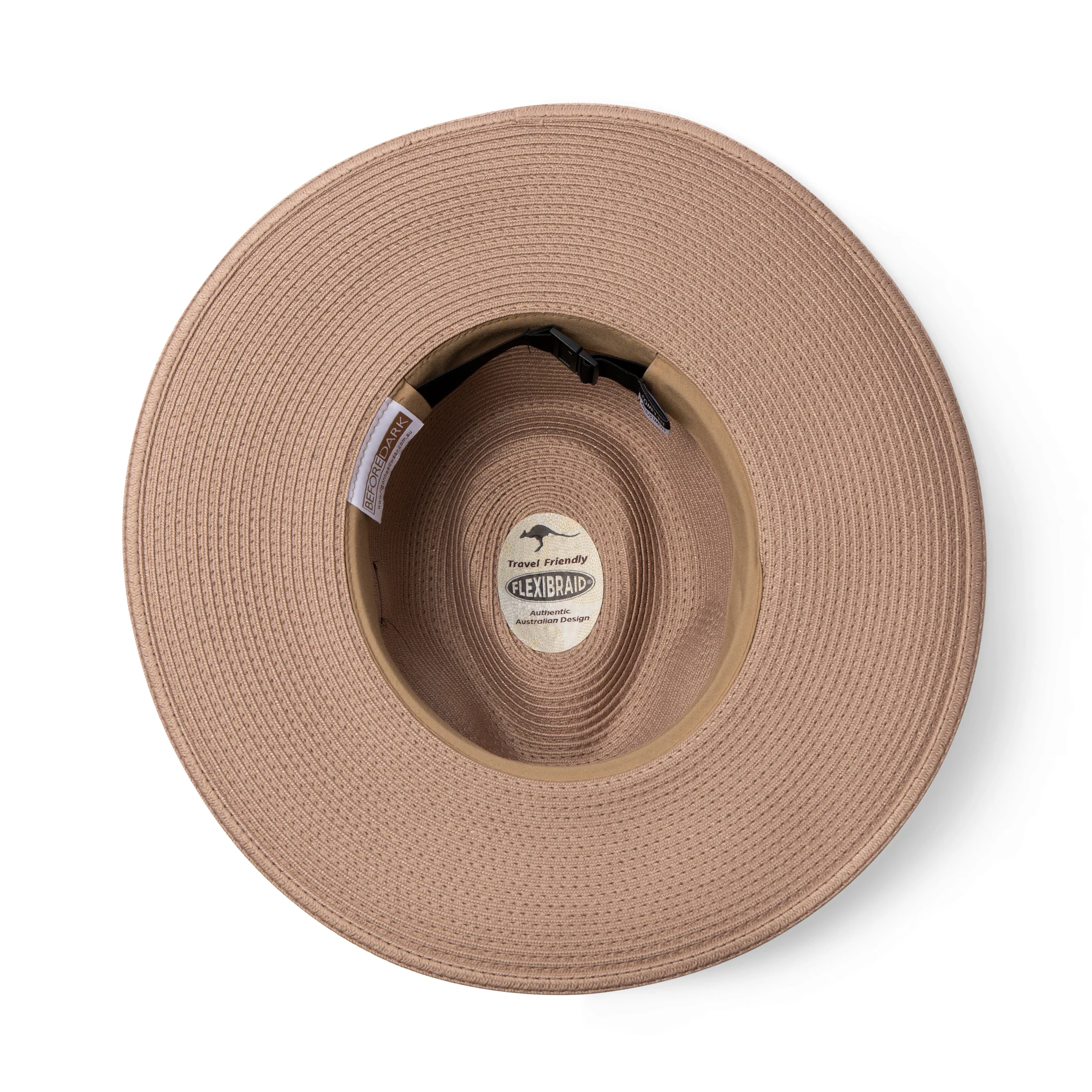 Rigon Fiona Wide Brim Fedora - Taupe - Image 6