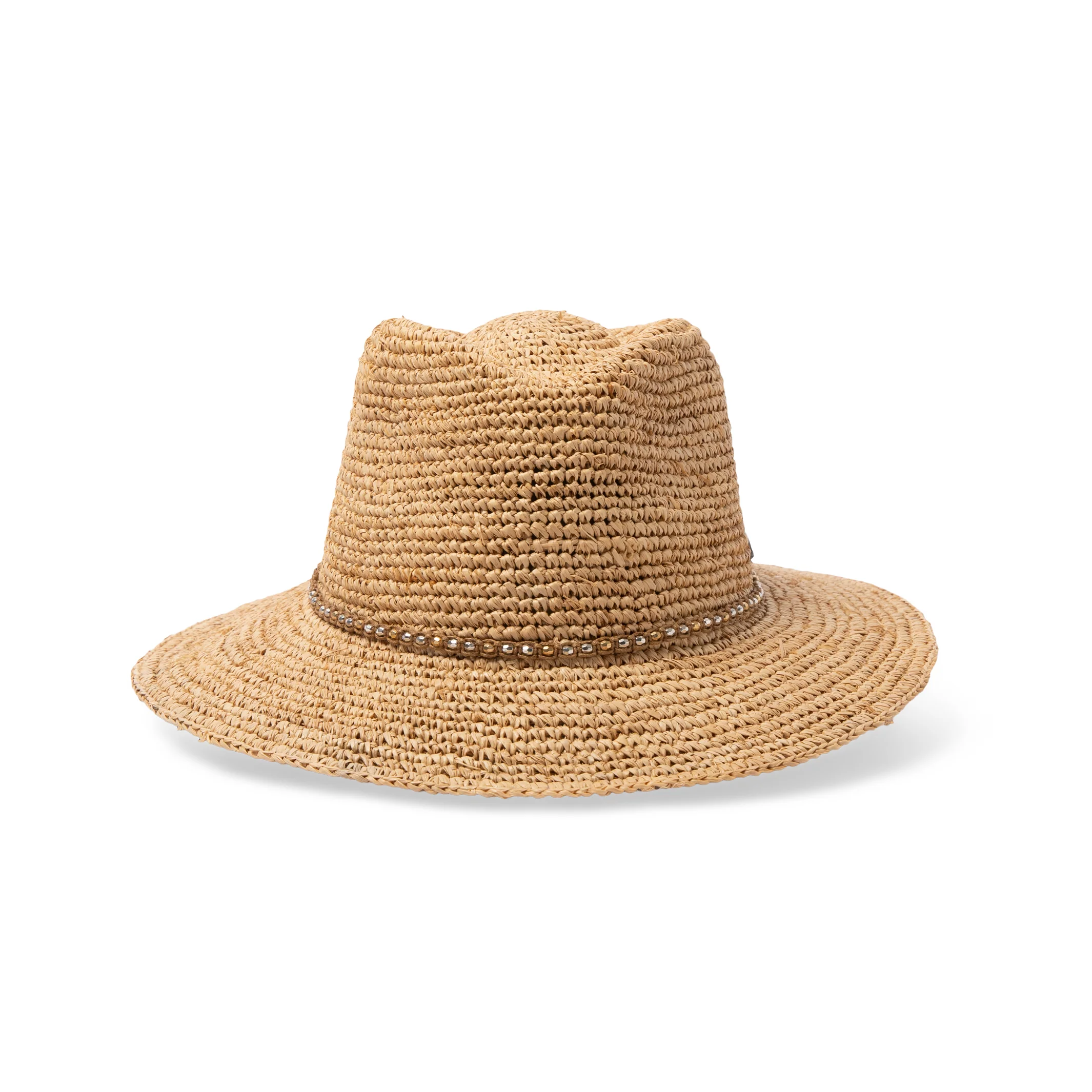 Rigon Magdalena Raffia Fedora - Natural - Image 4