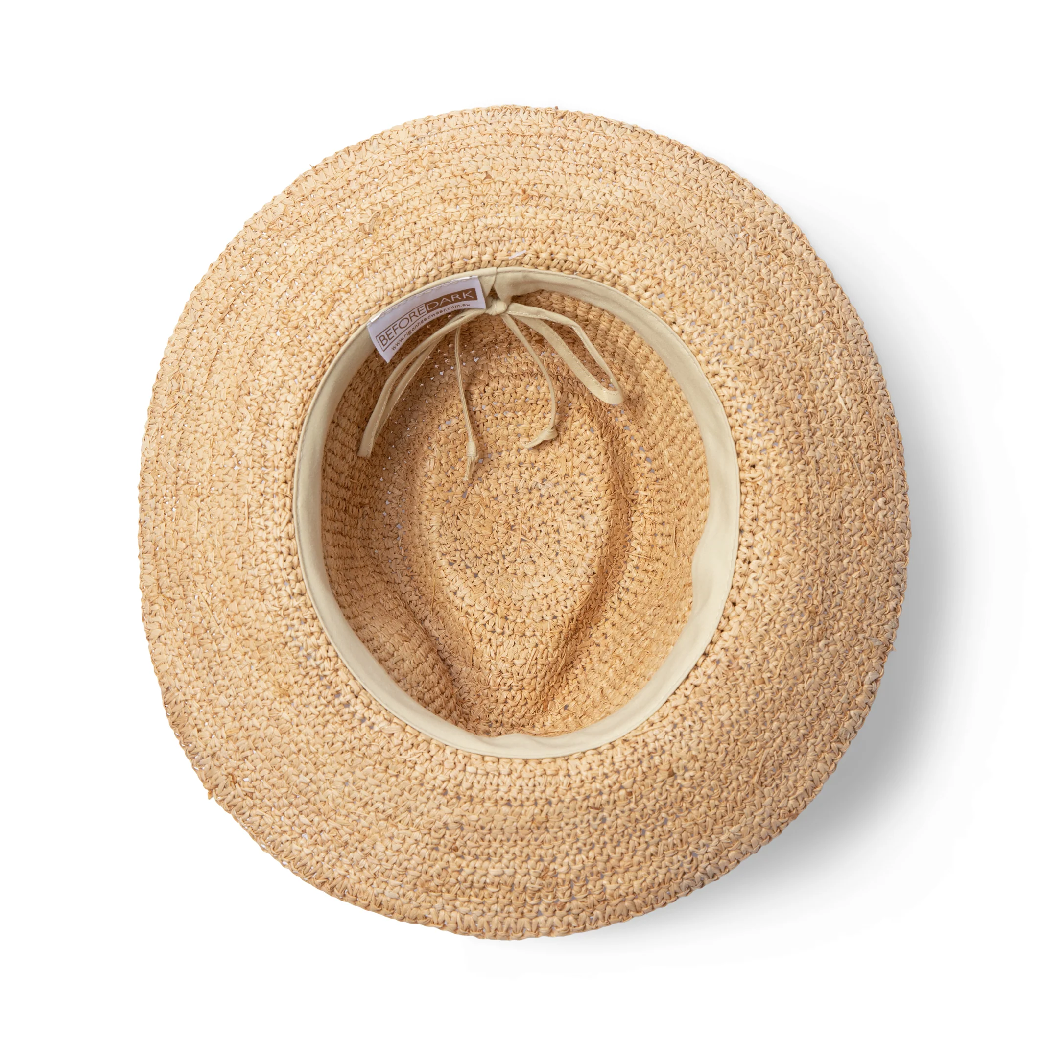 Rigon Magdalena Raffia Fedora - Natural - Image 6